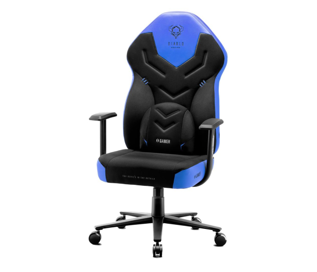 DIABLO Chairs X-GAMER 2.0 Normal Size czarno-niebieski - 1208667 - zdjęcie 5